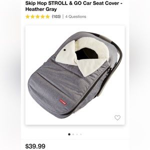 Skip Hop Stroll & Go Car Seat Cover